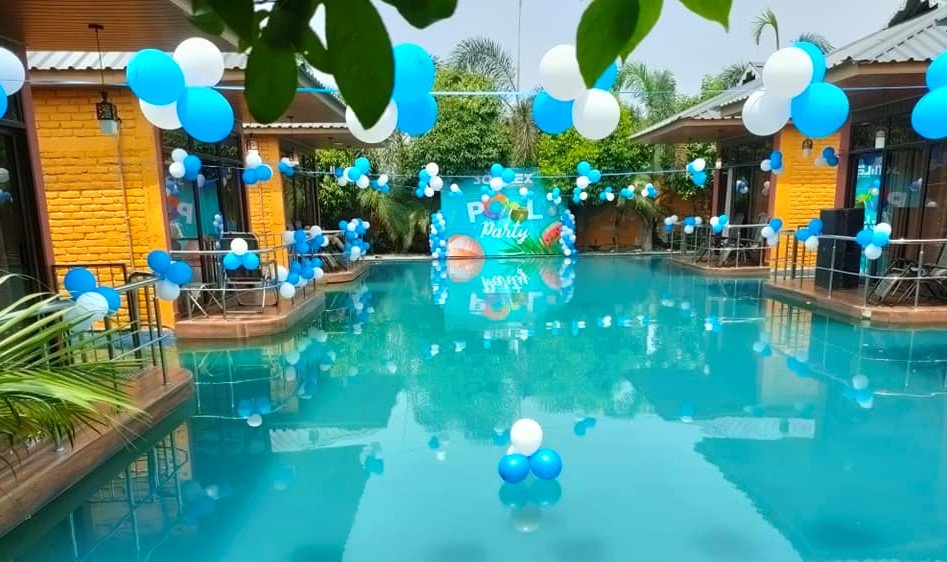 Swimming pool at Rurban Village Resort Siliguri