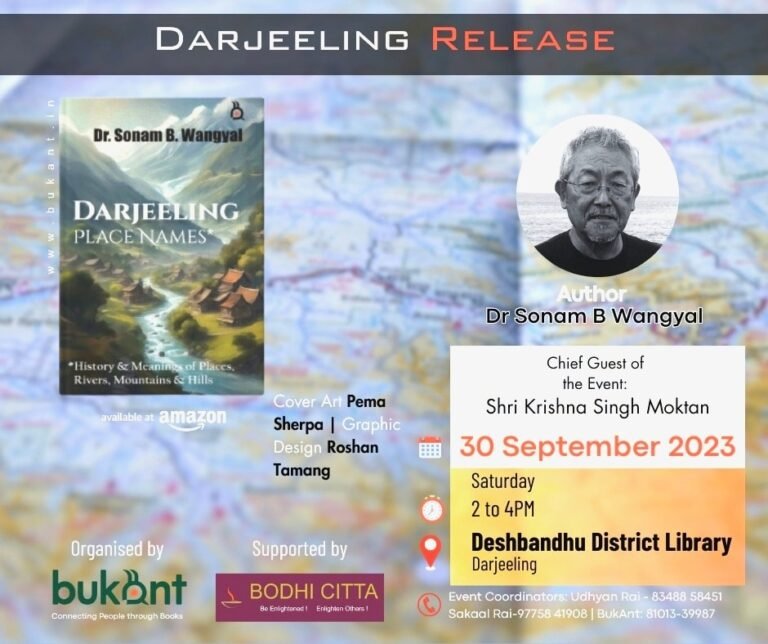 Darjeeling Place Names by Dr. Sonam B Wangyal 3