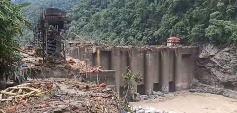 Situation of Dikchu Dam Fake rumour 7