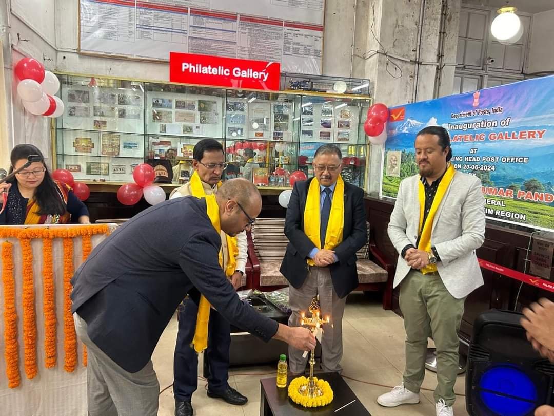 Inauguration of Philatelic Gallery and Stamp Exhibition at Darjeeling Head Post Office Inauguration of Philatelic Gallery and Stamp Exhibition at Darjeeling Head Post Office