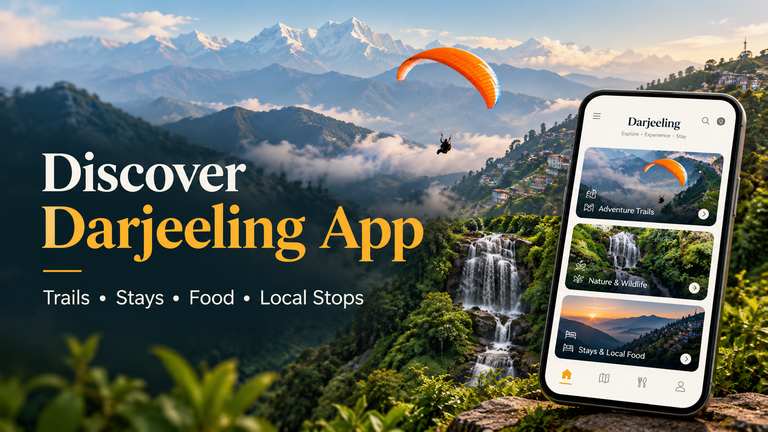 Discover Darjeeling App: The Official Travel Guide to Trails, Stops, Stays & Food