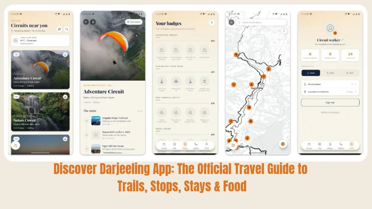 Discover Darjeeling App The Official Travel Guide to Trails, Stops, Stays & Food